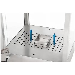 Royal Catering RCHT-850 lämmitetty näyttövitriini 35 cm