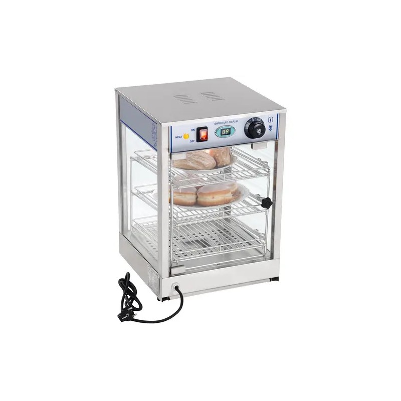 Royal Catering RCHT-850 lämmitetty näyttövitriini 35 cm