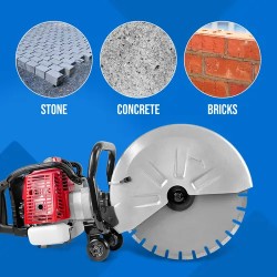 Bensiinikäyttöinen betonisaha 3000 W 155 mm leikkaussyvyys