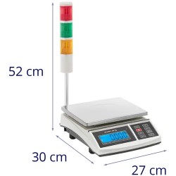 Steinberg Systems SBS-TW-3C pöytävaaka 3 kg / 1 g 210 x 270 mm