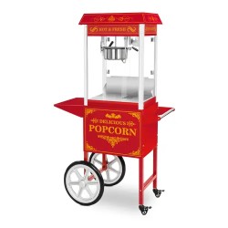 Royal Catering Popcorn kone vaunulla 1500 W 5 kg h punainen