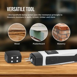 Steinberg Systems kosteusmittari puulle ja seinille, Bluetooth, 6-99,9 %