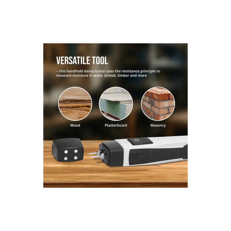 Steinberg Systems kosteusmittari puulle ja seinille, Bluetooth, 6-99,9 %
