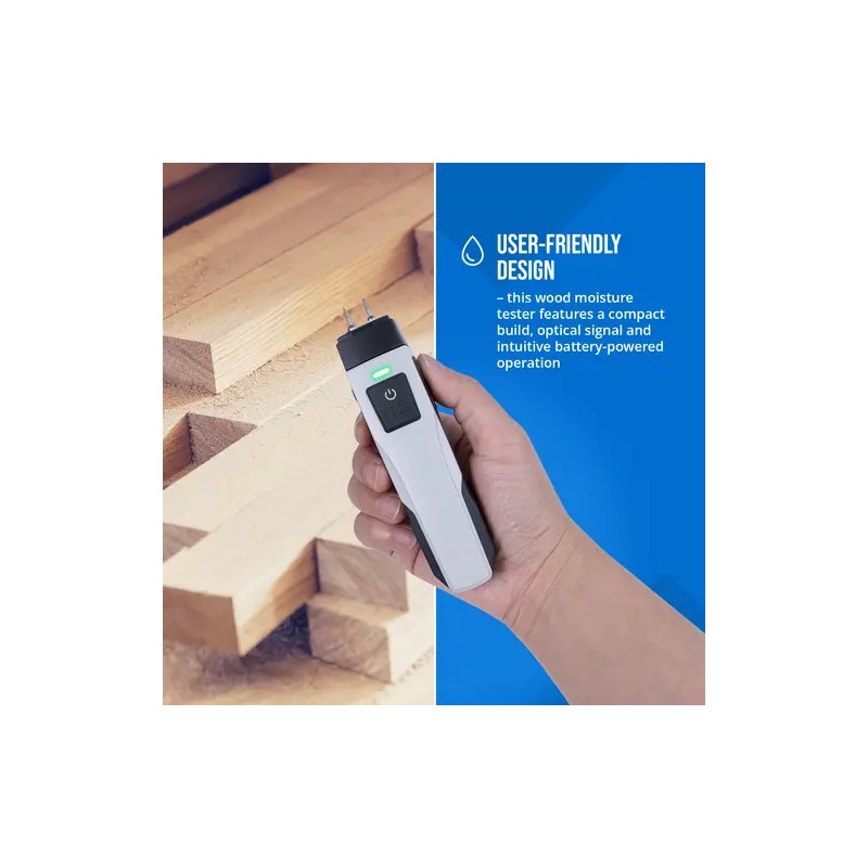 Steinberg Systems kosteusmittari puulle ja seinille, Bluetooth, 6-99,9 %
