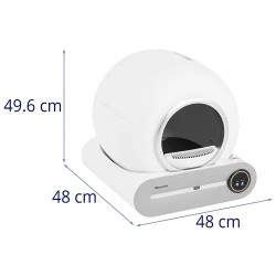 Automaattinen itsepuhdistuva kissanhiekkalaatikko, App-ohjaus, Ø 25 cm