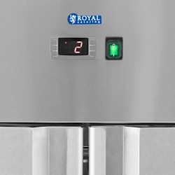 Royal Catering Gastro-jääkaappi 1340 l, ruostumaton teräs, 2 ovea