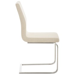 Mukavat ja tyylikkäät Belfort-ruokailutuolit 2 kpl teräsrungolla