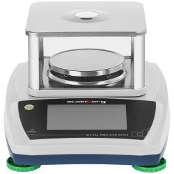 Tarkkuusvaaka 300 g / 0,001 g, Ø 98 mm, Touch-LCD ja lasinen tuulisuoja