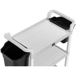 Hotellivaunu UNICLEAN 150, 150 kg kantikuorma, 2 astiaa