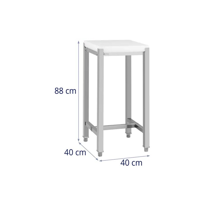 Royal Catering teurastuspöytä 40 x 40 cm, työkorkeus 88 cm 12.94 kg