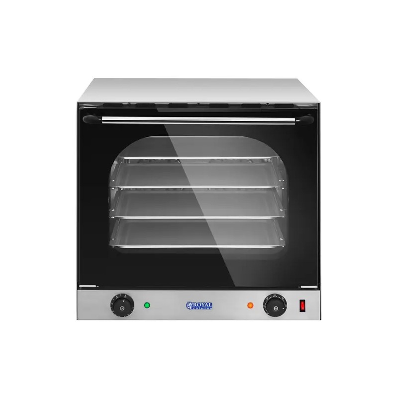 Royal Catering RCCO-2.0 Kiertoilmauuni 2400 W Timerillä ja 4 Pellillä