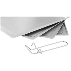 Royal Catering RCCO-2.0 Kiertoilmauuni 2400 W Timerillä ja 4 Pellillä
