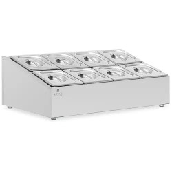 Royal Catering GN teline 8 kpl GN 1 6 astiaa ja kantta 12 8 l ruostumaton teräs