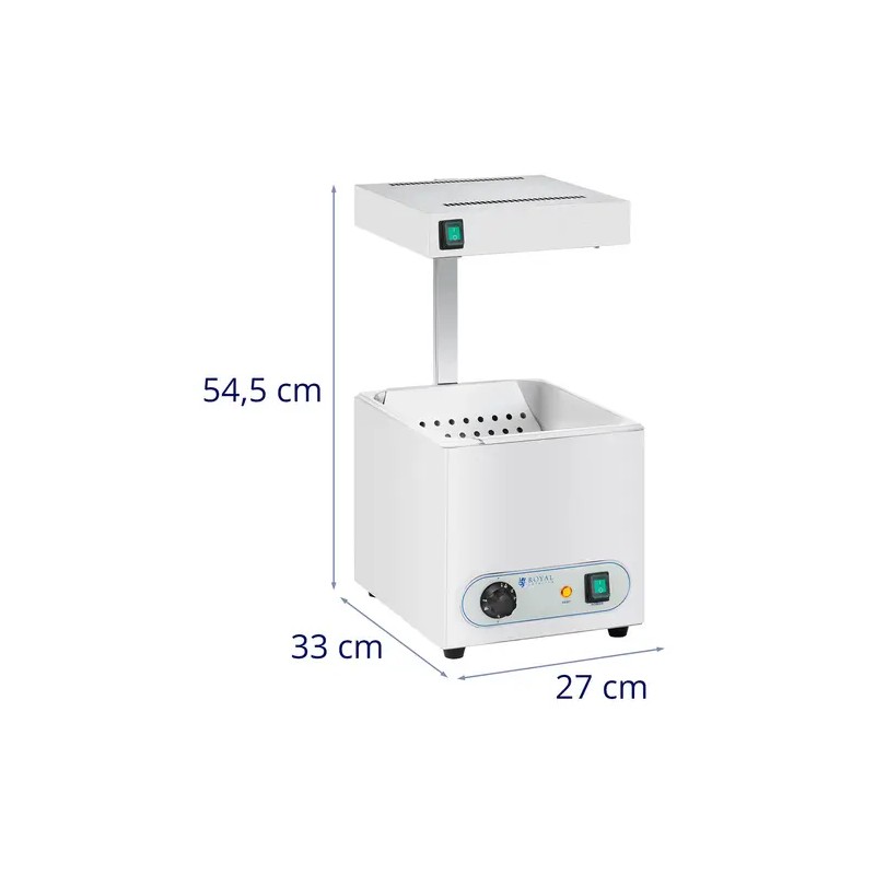 Ranskalasteslämmitin lämpösillalla 850 W GN 1/2 RCWG-1500