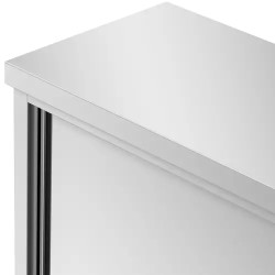 Royal Catering ECO ruostumattomasta teräksestä valmistettu läpikulkukaappi 180 x 60 cm