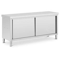 Royal Catering ECO ruostumattomasta teräksestä valmistettu läpikulkukaappi 180 x 60 cm