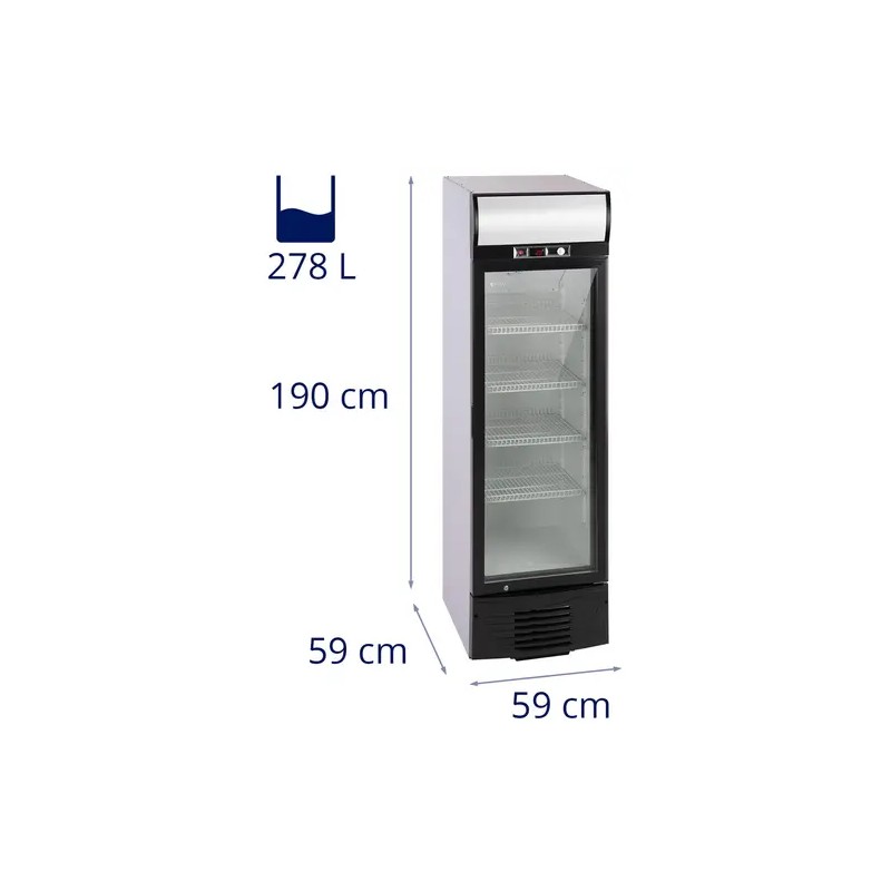 Juomakaappi RCGK-W278 278 l LED-valaistuksella