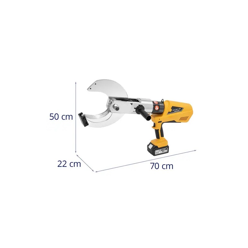 MSW Hydrauliset akkukäyttöiset kaapelsakset 120 mm