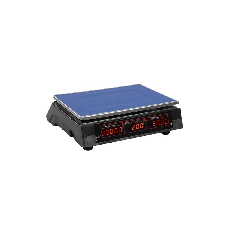 Kontrollivaaka SBS-PW-302B 30 kg / 2 g 33 x 24 cm LED-näytöllä 4,3 kg