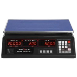 Kontrollivaaka SBS-PW-302B 30 kg / 2 g 33 x 24 cm LED-näytöllä 4,3 kg