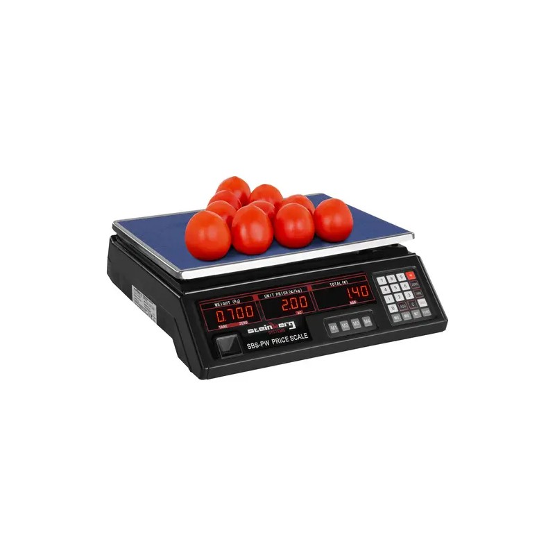 Kontrollivaaka SBS-PW-302B 30 kg / 2 g 33 x 24 cm LED-näytöllä 4,3 kg