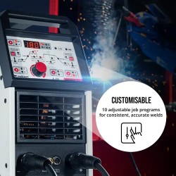 ENTRIX 200 WIG/MMA-hitsauslaite AC/DC 200 A 230 V IGBT pulssitoiminnolla