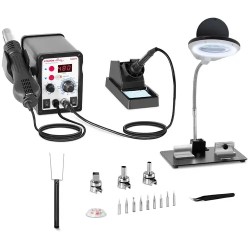 Stamos Soldering S LS 4 Juottostasema 2 in 1 60 W 650 W LED näytöllä ja lisävarusteilla