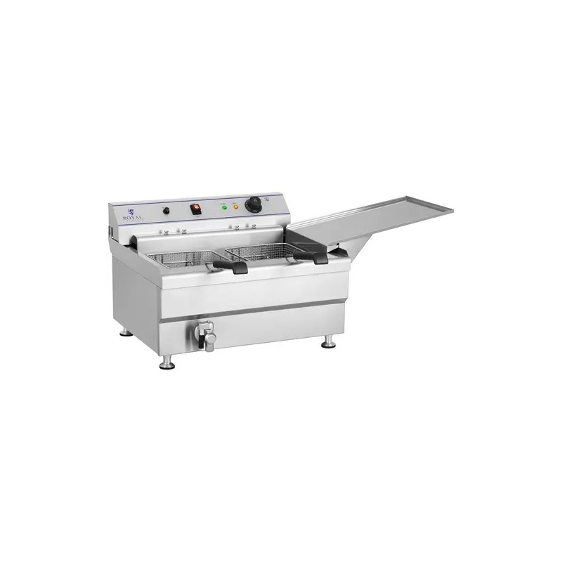 Royal Catering RCBG 30-2-B-STH rasvakeitin 24 l 9000 W 400 V 2 korilla