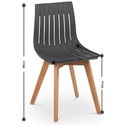 Fromm & Starck STAR_SEAT_16 tuolit, 2 kpl, harmaa, max 150 kg