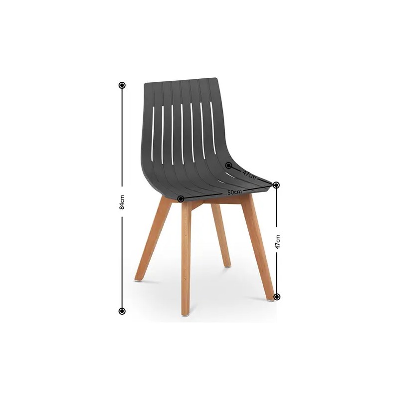 Fromm & Starck STAR_SEAT_16 tuolit, 2 kpl, harmaa, max 150 kg