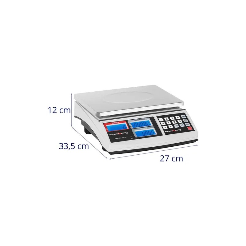 Steinberg Systems laskuvaaka 30 kg / 1 g 33,5 x 27 x 12 cm 2,9 kg
