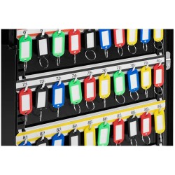 Stamony ST-KB-200 avainkaappi 200 avaimelle, lukittava, mattamusta