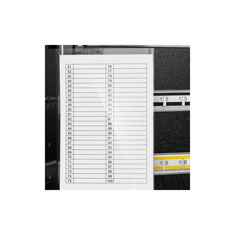 Stamony ST-KB-200 avainkaappi 200 avaimelle, lukittava, mattamusta