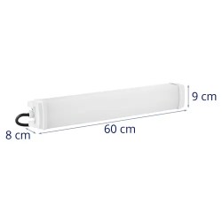 LED-kosteatilavalaisin 20 W 60 cm 2200 lm 6000-6500 K 10 kpl