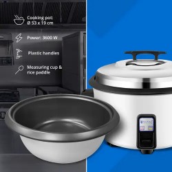 Royal Catering riisinkeitin 27 l 3600 W