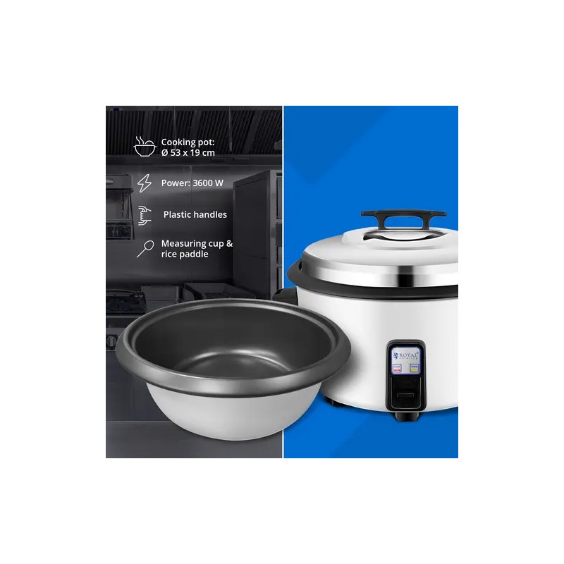 Royal Catering riisinkeitin 27 l 3600 W