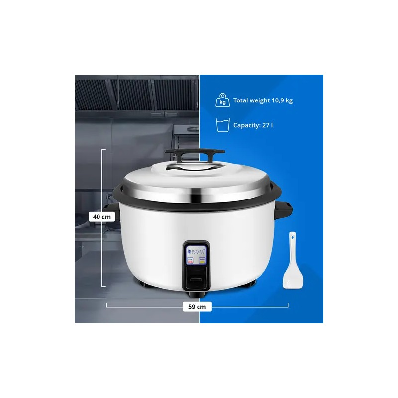 Royal Catering riisinkeitin 27 l 3600 W