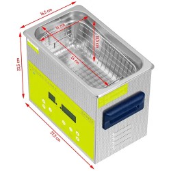 PROCLEAN 3.2S Ultraäänipesuri 3,2 l 40 kHz 120 W Degas-toiminto