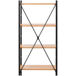 Fromm & Starck kirjahylly 60 x 28 x 182,5 cm musta 13.2 kg
