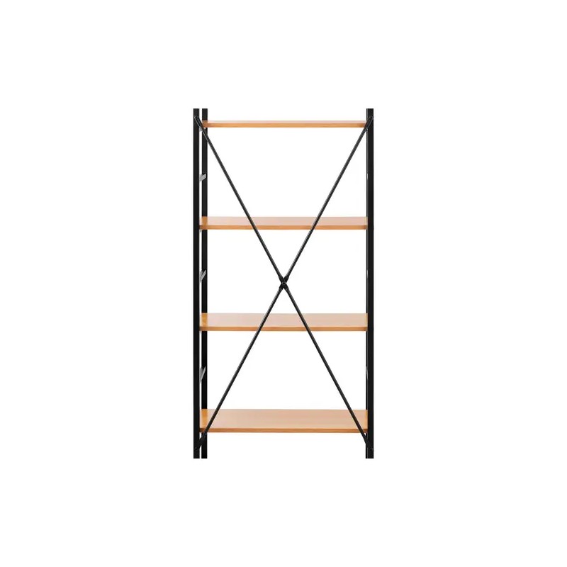 Fromm & Starck kirjahylly 60 x 28 x 182,5 cm musta 13.2 kg