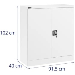 Fromm & Starck STAR_MCAB_21 metallikaappi 102 cm valkoinen