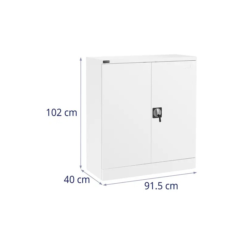 Fromm & Starck STAR_MCAB_21 metallikaappi 102 cm valkoinen