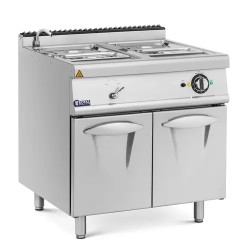 Royal Catering Bain Marie lämpöpöytä 6000 W 2 x GN 1 2 ja 2 x GN 1 3 kaapilla 80 x 73 cm