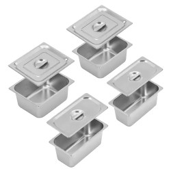Royal Catering Bain-Marie-lämpöpöytä 6000 W, 2 x GN 1/2 ja 2 x GN 1/3, kaapilla, 80 x 73 cm