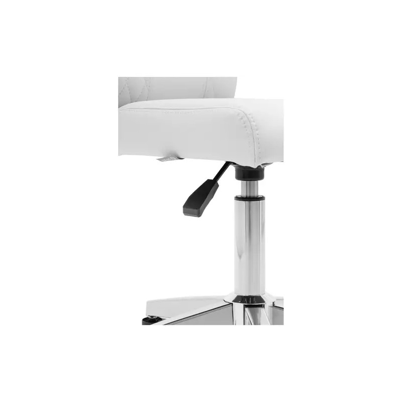 Physa Cully White rullajakkara selkänojalla, korkeussäädettävä 45-59 cm, valkoinen