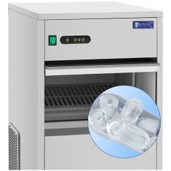 Royal Catering jääpalukone 50 kg/24 h ruostumaton teräs 7 kg säiliö