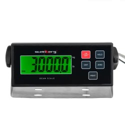 Palettivaaka 3000 kg / 1 kg, 127 x 84 cm, ulkoinen LCD-näyttö
