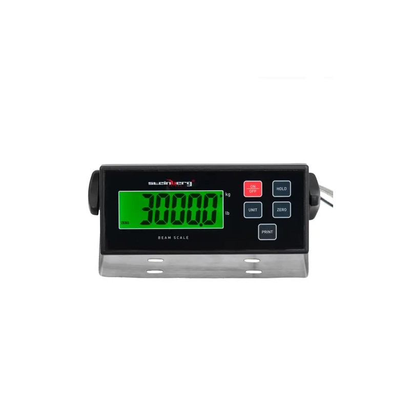 Palettivaaka 3000 kg / 1 kg, 127 x 84 cm, ulkoinen LCD-näyttö
