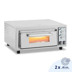 Royal Catering sähköinen pizzauuni 35 cm 2200 W ruostumaton teräs