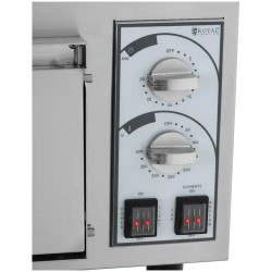 Royal Catering sähköinen pizzauuni 35 cm 2200 W ruostumaton teräs